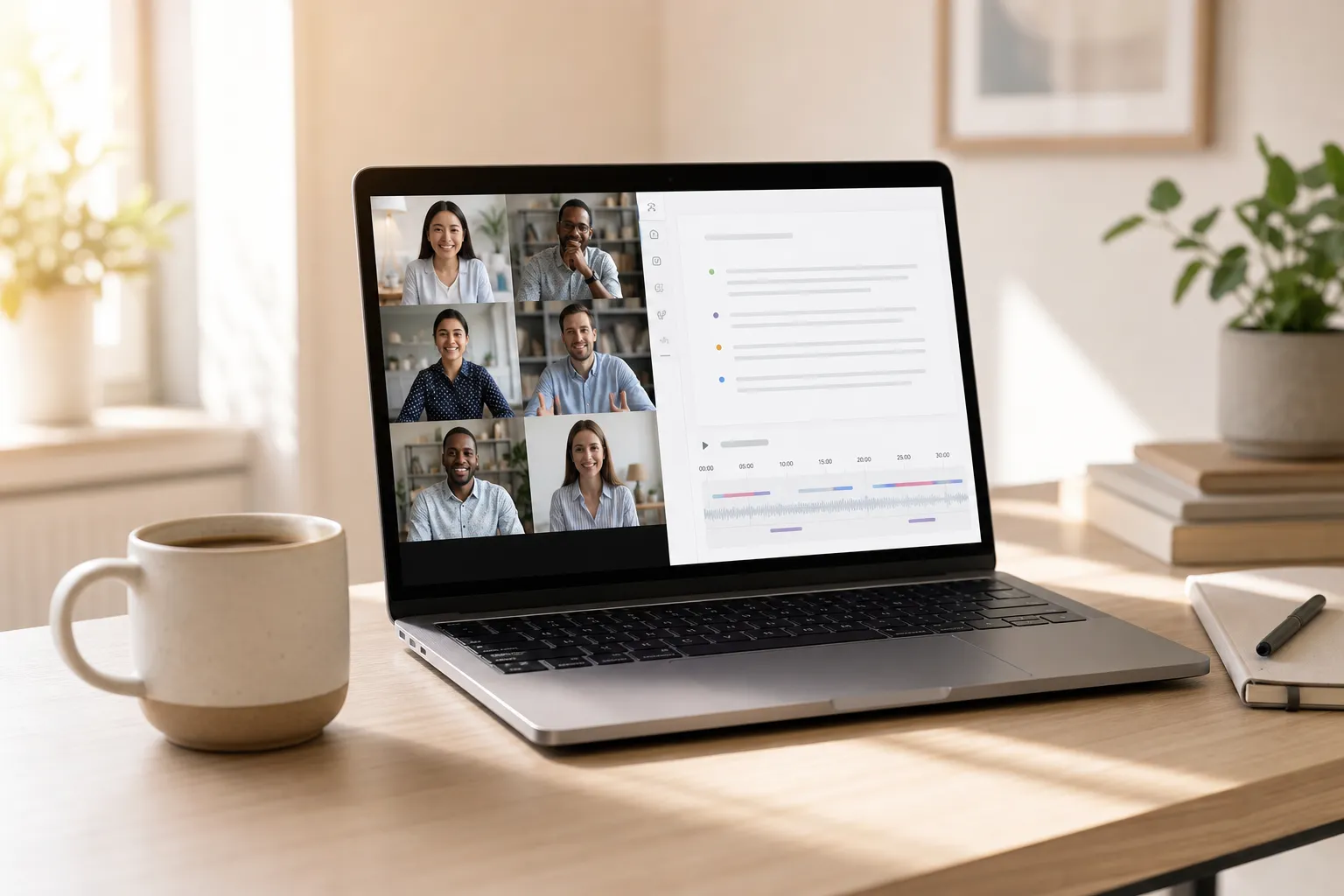 Turn any call into searchable, structured notes. Templates, examples, and best practices for Google Meet transcription, AI summaries, and action items.